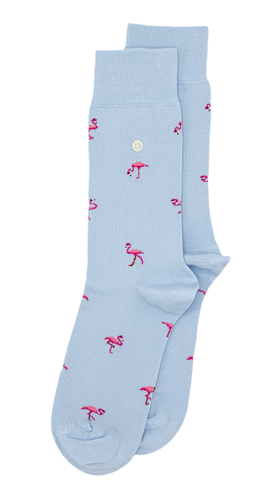 Flamingos | Light Blue