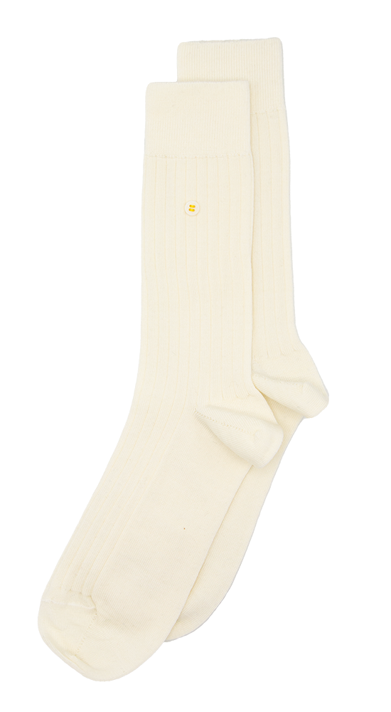 Merino Rib Plain | Off White