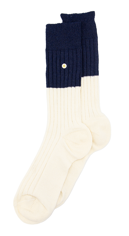 Merino Cosy Rib Two Tone | Off White