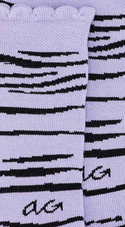 Zebra Ruffle Pattern | Lila